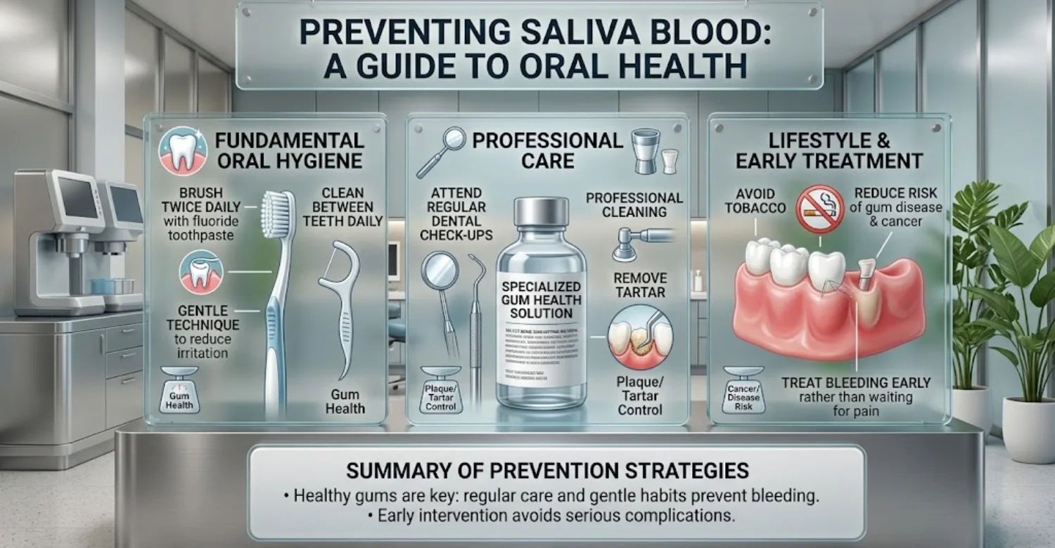 Saliva Blood INFOGRAPHIC